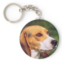 Beagle Dog Keychain