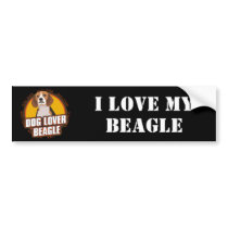 Beagle Dog Lover bumper stickers by DogBreedGifts Beagle Dog Lover bumper stickers