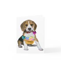 Beagle Easter cards