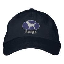 Beagle Embroidered Hat (Dark)