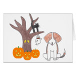 Beagle Fall Card