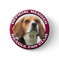 Beagle Fan Club Button