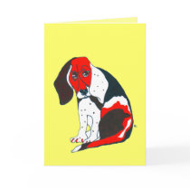 Beagle Father's Day Greeting Card