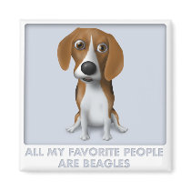Beagle Favorite Fridge Magnets