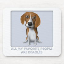 Beagle Favorite mousepads by cartoondogs Beagle Favorite mousepads