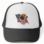 Beagle Flag Trucker Hats