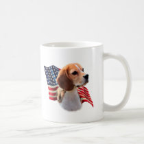 Beagle Flag mugs by GreyWolfCreation Beagle Flag mugs