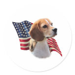 Beagle Flag - Sticker