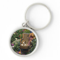 Beagle Garden Keychain