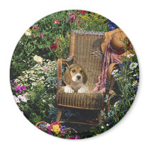 Beagle Garden Magnet