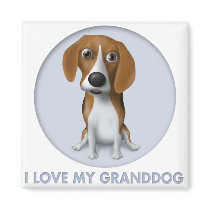 Beagle Granddog Magnets