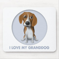 Beagle Granddog Mouse Pad