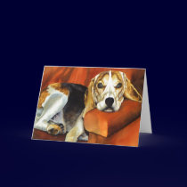 Beagle, Greeting Card