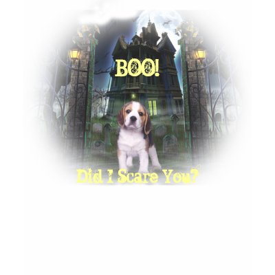 Beagle Halloween Ladies T-Shirt by normagolden