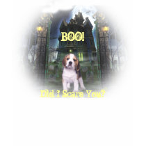Beagle Halloween Ladies T-Shirt by normagolden Beagle Halloween Ladies T-Shirt