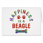 Beagle Happiness Card