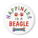 Beagle Happiness Magnets
