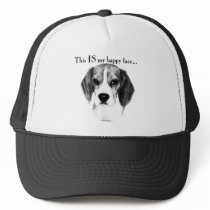Beagle Happy Face Trucker Hat
