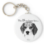 Beagle Happy Face Keychain Beagle Happy Face Keychain