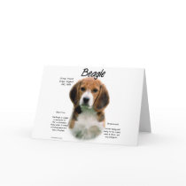 Beagle History Design Greeting Card