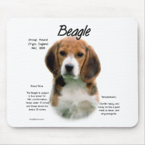 Beagle History Design mousepads by GreyWolfCreation Beagle History Design mousepads