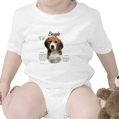 Beagle History Design T Shirts by GreyWolfCreation