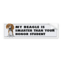 Beagle Honor bumpersticker