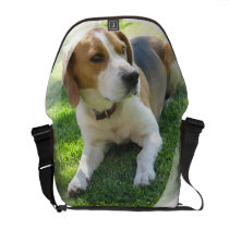 Beagle Hound Dog Messenger Bag