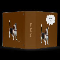 Beagle Howling Photo Custom Avery Binder by SmilinEyesTreasures Beagle Howling Photo Custom Avery Binder