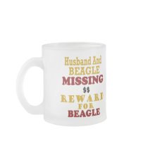 Beagle & Husband Missing Reward For Beagle Coffee Mug