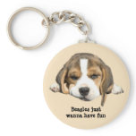 Beagle Keychain