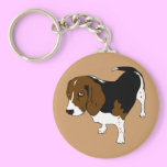 Beagle Keychain