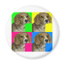 Beagle Light Bright Primary Collage Magnet