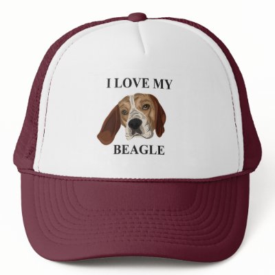 Beagle Love Mesh Hats by Joee3030