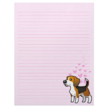 Beagle Love Customized Letterhead