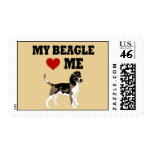 Beagle Love Postage Stamp