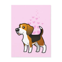 Beagle Love Postcard