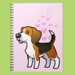 Beagle Love Spiral Note Book