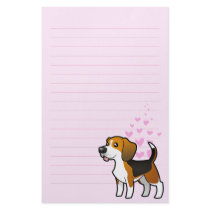 Beagle Love Customized Stationery