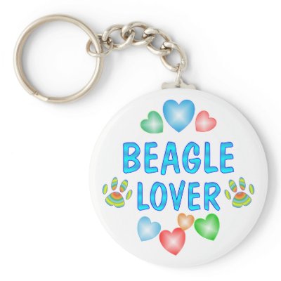 BEAGLE LOVER KEYCHAINS by TLArnold4