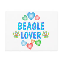 BEAGLE LOVER POST CARD