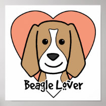 Beagle Lover Poster