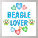 BEAGLE LOVER PRINT