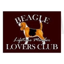 Beagle Lovers Club Greeting Card