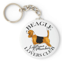 Beagle Lovers Club Keychain