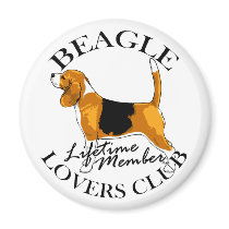 Beagle Lovers Club magnets by DanesRUs Beagle Lovers Club magnets