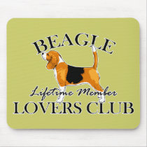 Beagle Lovers Club Mouse Mats
