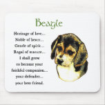 Beagle Lovers Gifts Mouse Mats