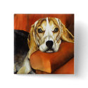 Beagle Lucy, Buttons by artbyjolyn Beagle Lucy, Buttons