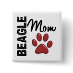 Beagle Mom 2 Buttons